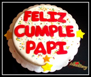 Felicitaciones cumpleaños para papa torta