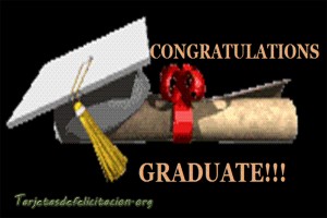 felicitación de graduacion