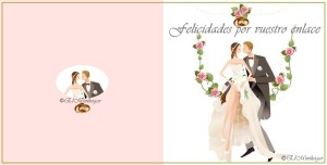 tarjetas para felicitar en una boda 33